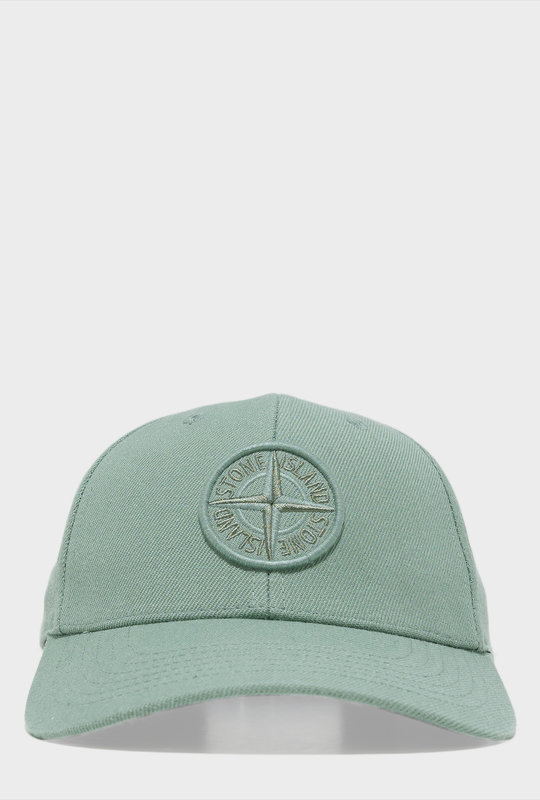 stone island grey baseball cap