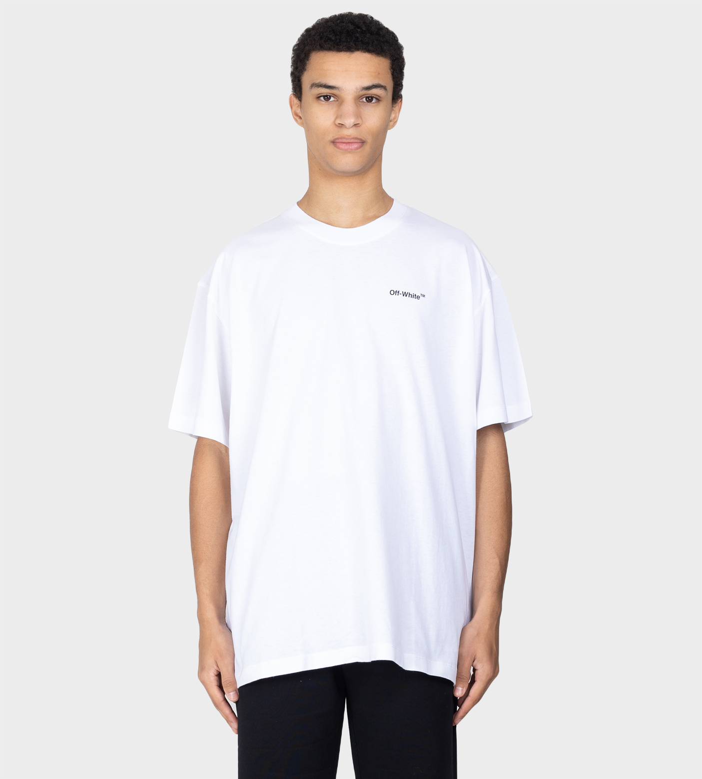 OFF-WHITE Outline Arrow T-Shirt White