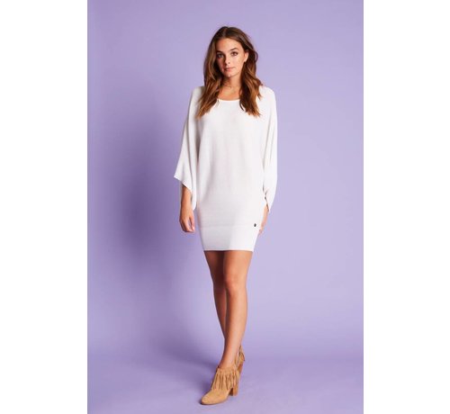 Jacky Luxury Top Knit Flared Sleeves White