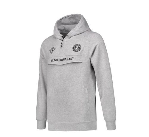 Black Bananas Anorak SS Hoody Grey