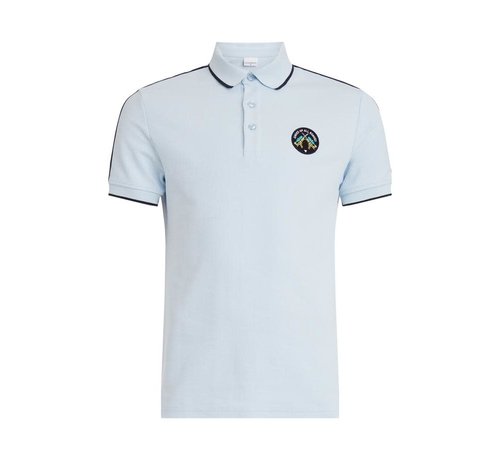 Pure White ENDED UP ALL SOAKED POLO LIGHT BLUE