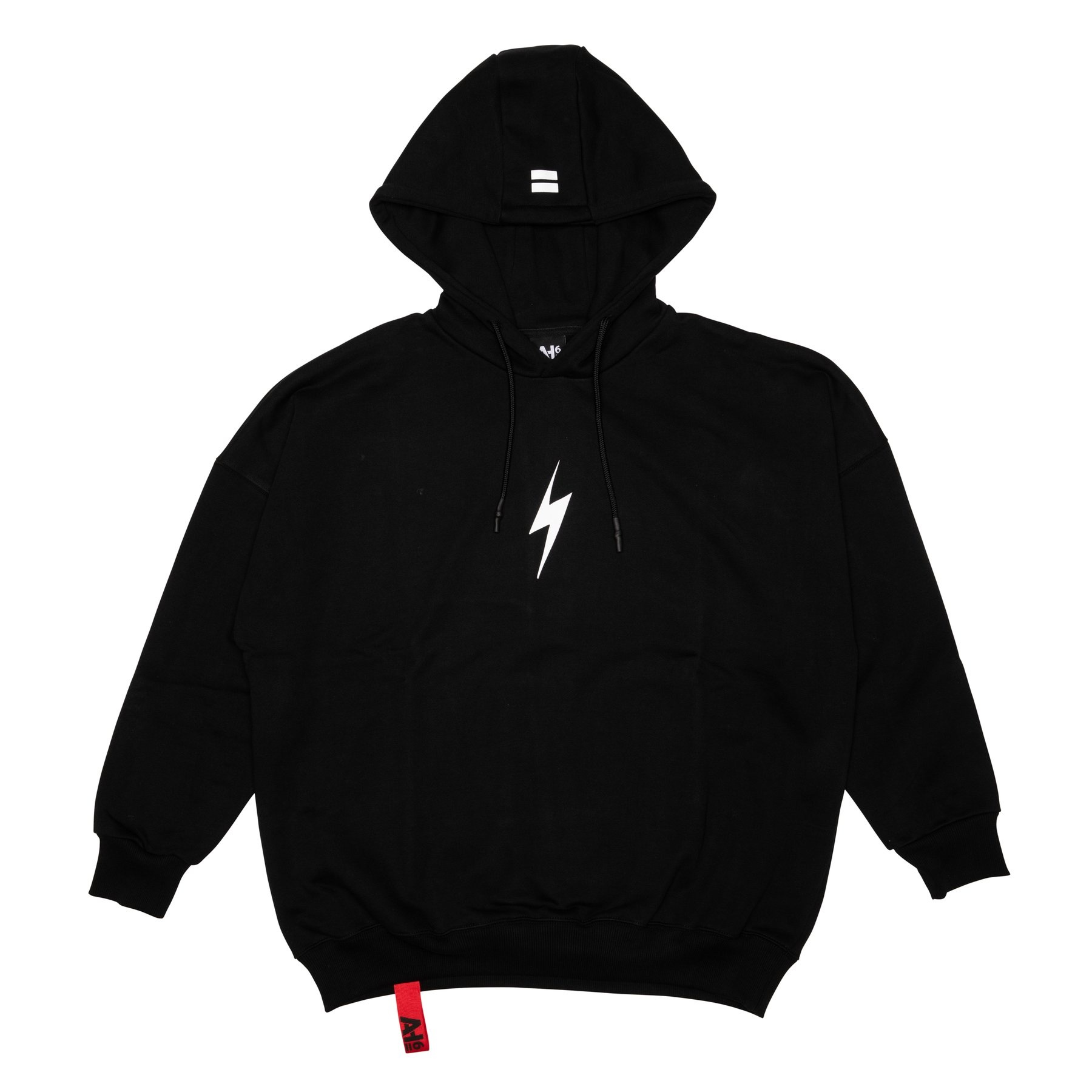 Lightning Bolt Hoodie Black Fashion Destination Blerick