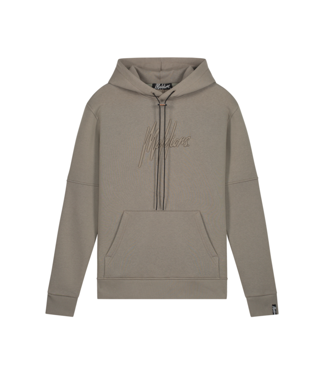 Malelions Malelions Men Essentials Hoodie Taupe