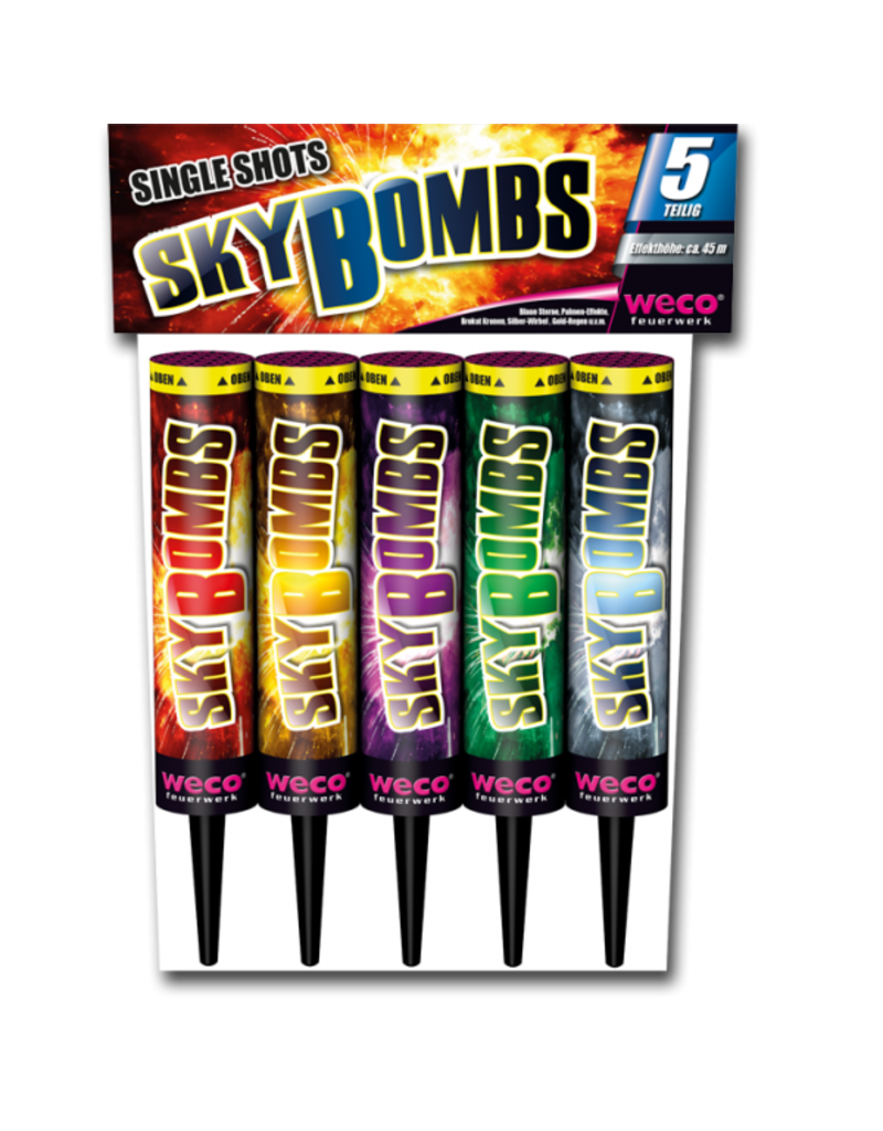 Weco Feuerwerk Sky Bombs von Weco