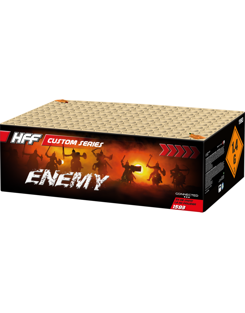 Evolution Feuerwerk Enemy 150-Schuss Verbund Batterie