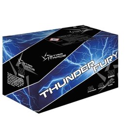 Startrade Pyrotechnik Thunder Fury 25-Schuss Fächer-Batterie