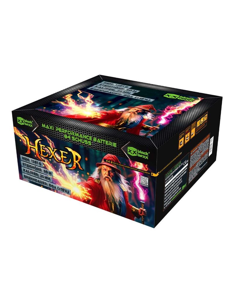 Blackboxx Fireworks Hexer Verbundfeuerwerk 84 Schuss
