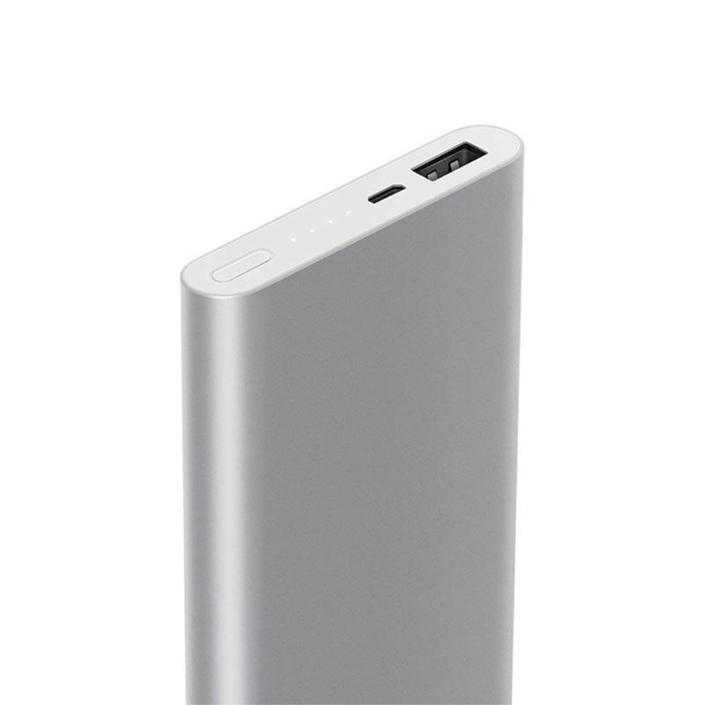 Xiaomi Xiaomi  Powerbank 10.000 mAh V2 Zilver Xiaomi Xiaomi  Powerbank 10.000 mAh V2 Zilver