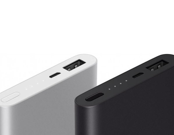 Xiaomi Xiaomi  Powerbank 10.000 mAh V2 Zilver Xiaomi Xiaomi  Powerbank 10.000 mAh V2 Zilver