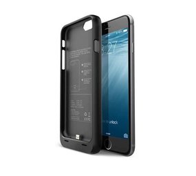 iPhone 6 / 6S Battery Case 3300mAh - Black: Voor - Externe Batterij