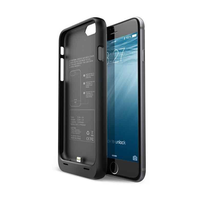 Pijnboom vervolging belofte iPhone 6 / 6S Battery Case 3300mAh - Black: Voor €29,95 - Externe Batterij