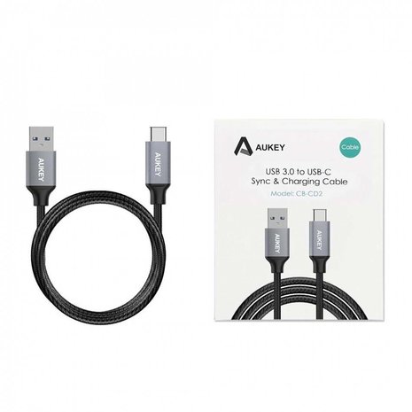 Aukey Aukey CB-CD2 USB-C Kabel 1 Meter