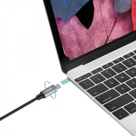 Aukey Aukey CB-CD3 USB-C Kabel 2 Meter Aukey Aukey CB-CD3 USB-C Kabel 2 Meter