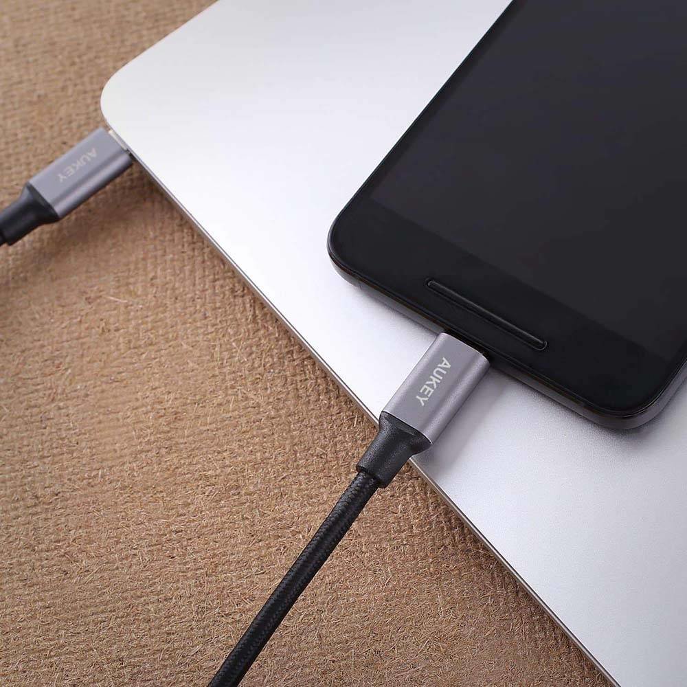Aukey Aukey CB-CD5 USB-C Kabel 1 Meter Aukey Aukey CB-CD5 USB-C Kabel 1 Meter