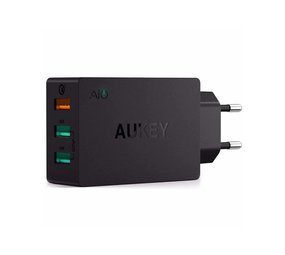 Aukey Aukey PA-T14 3-Poort Lader Aukey Aukey PA-T14 3-Poort Lader