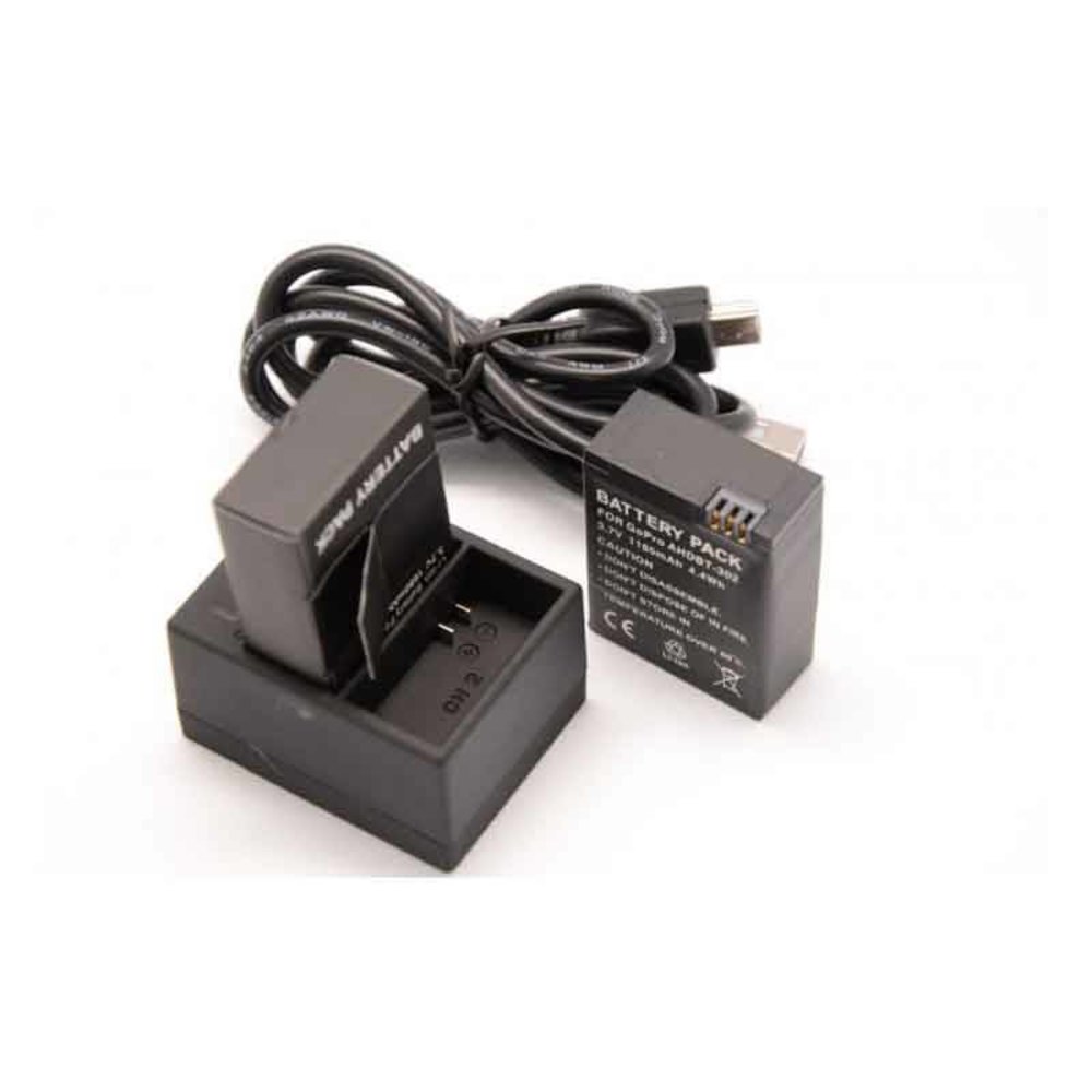 Batterij Oplader 1.6A Fast Charge voor GoPro Hero 3 / 3+