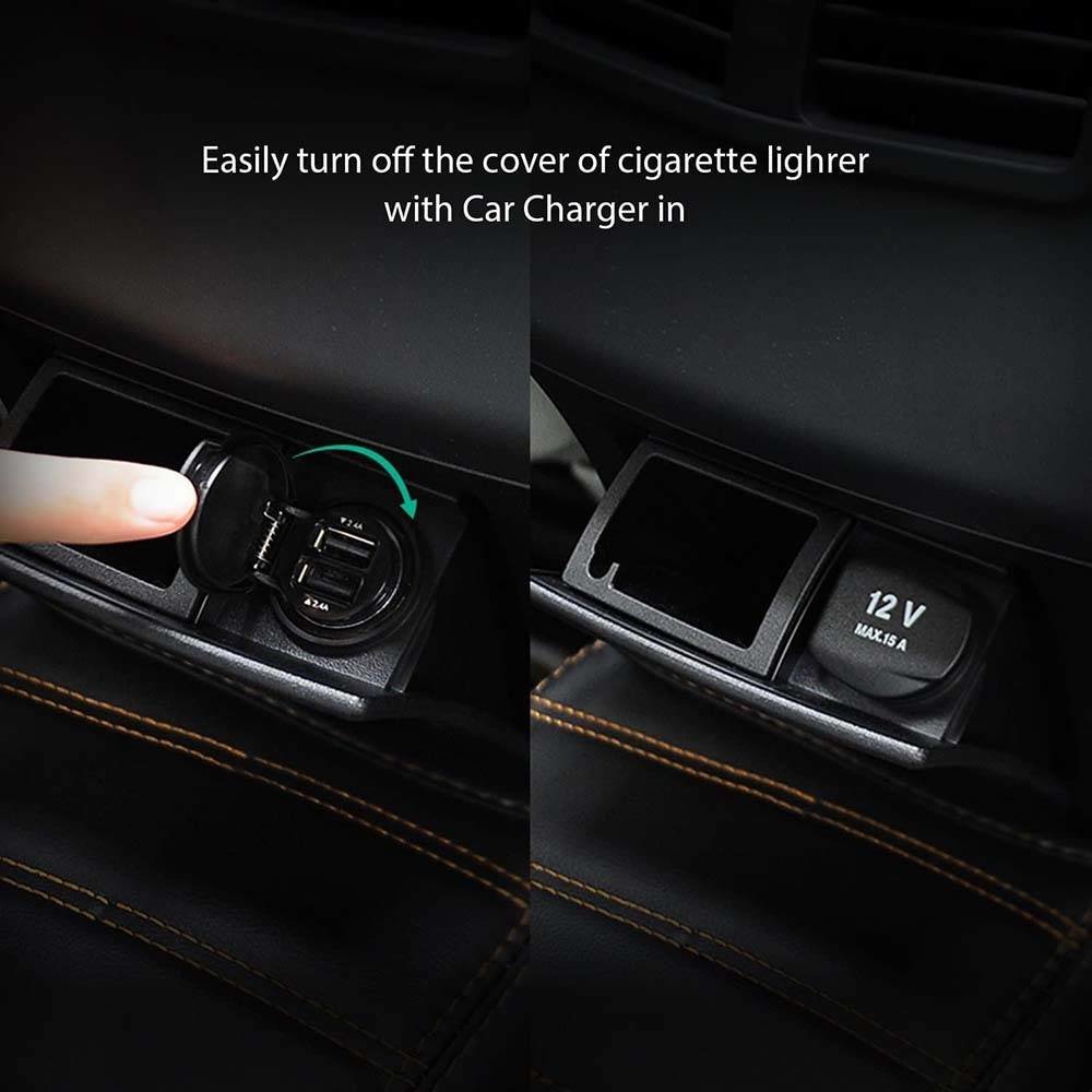 Aukey Aukey CC-S1 2-Poort Autolader Aukey Aukey CC-S1 2-Poort Autolader