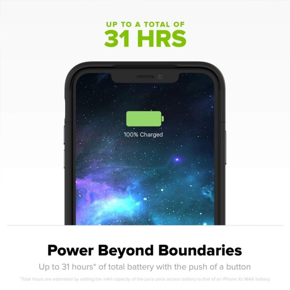 Mophie Mophie Juice Pack Access iPhone Xr - Zwart