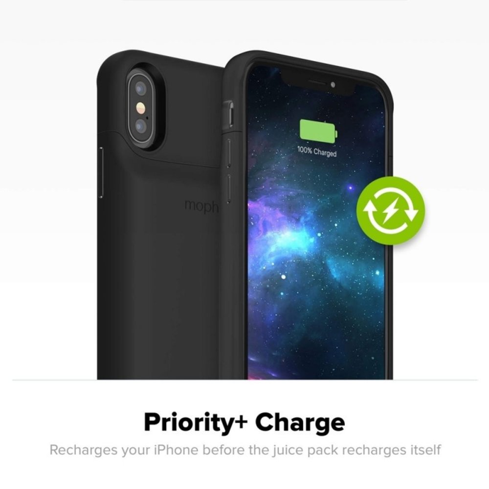 Mophie Mophie Juice Pack Access iPhone Xs Max - Zwart Mophie Mophie Juice Pack Access iPhone Xs Max - Zwart