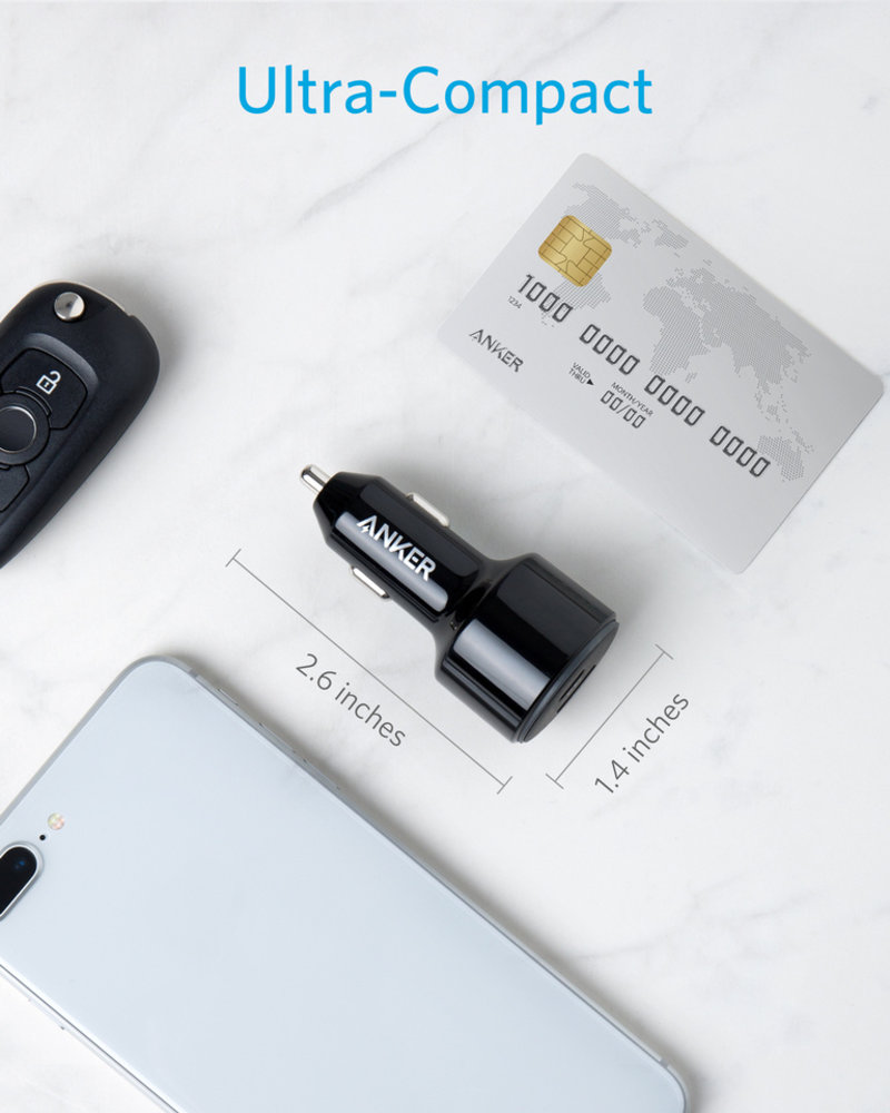 Anker Anker Powerdrive USB-C PD autolader Anker Anker Powerdrive USB-C PD autolader