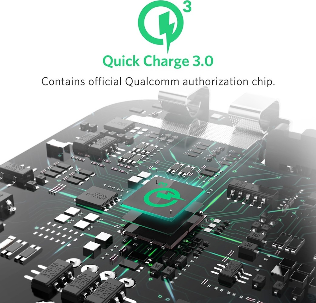 Anker Anker PowerPort  Adapter Quick Charge 3.0 Zwart