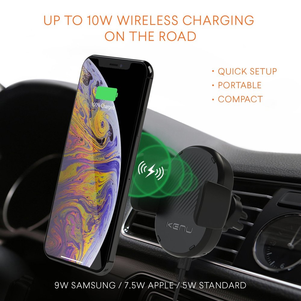 Kenu Kenu Airframe Wireless Qi Autohouder Kenu Kenu Airframe Wireless Qi Autohouder