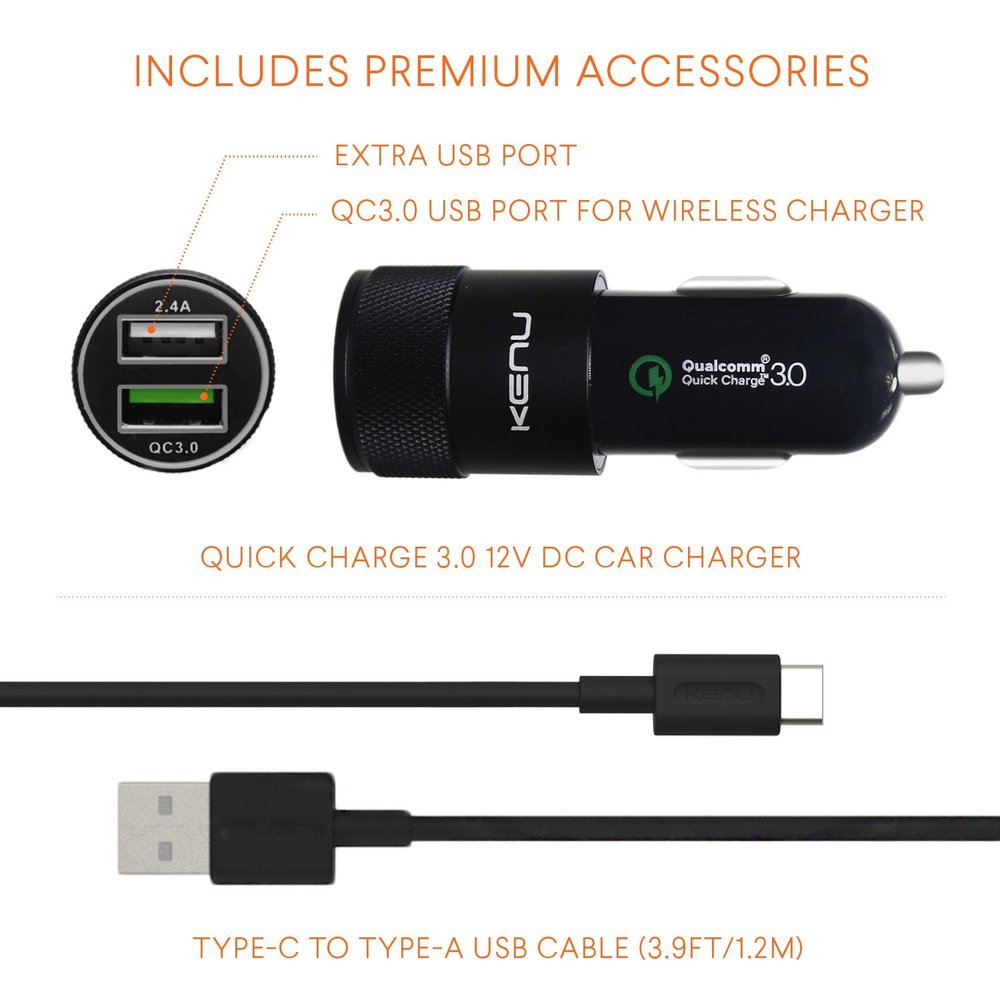 Kenu Kenu Airframe Wireless Qi Autohouder Kenu Kenu Airframe Wireless Qi Autohouder