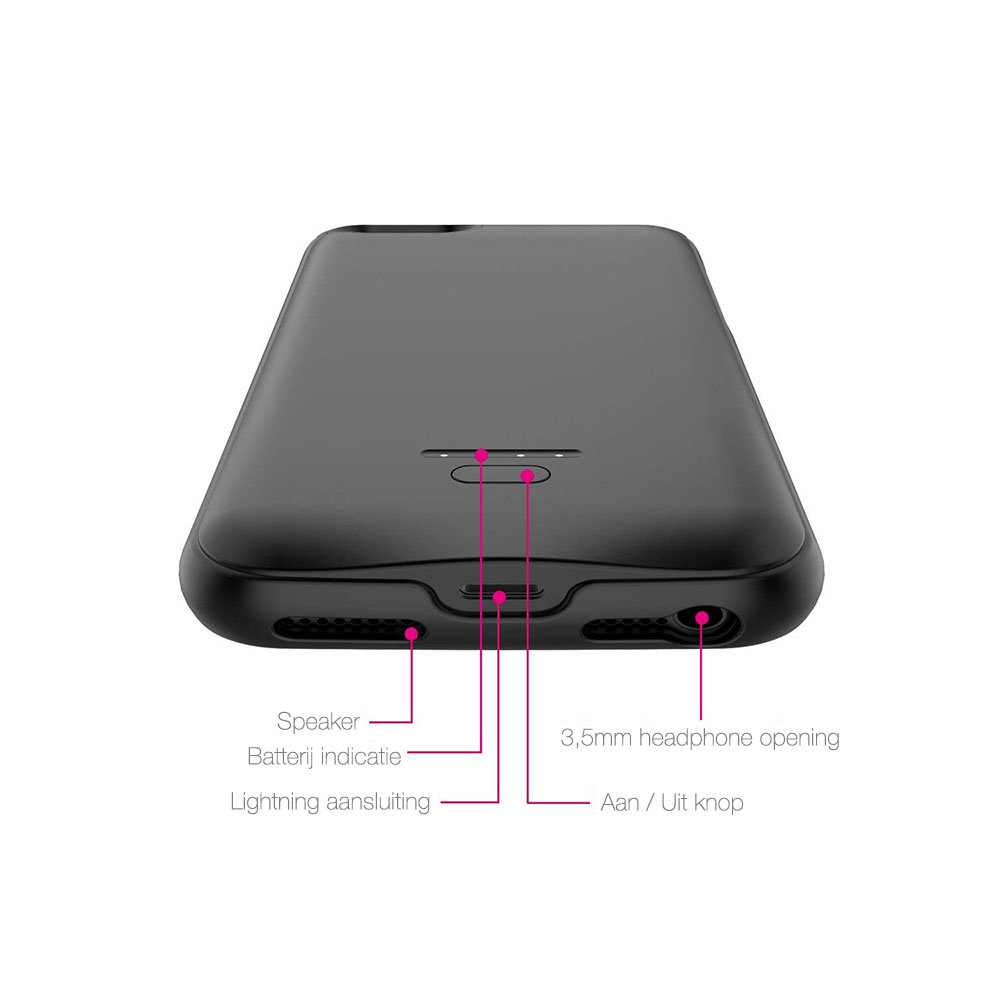 Boven hoofd en schouder Crack pot Iedereen Movadi battery case 4000 mAh iPhone 5 5S SE - Externe Batterij