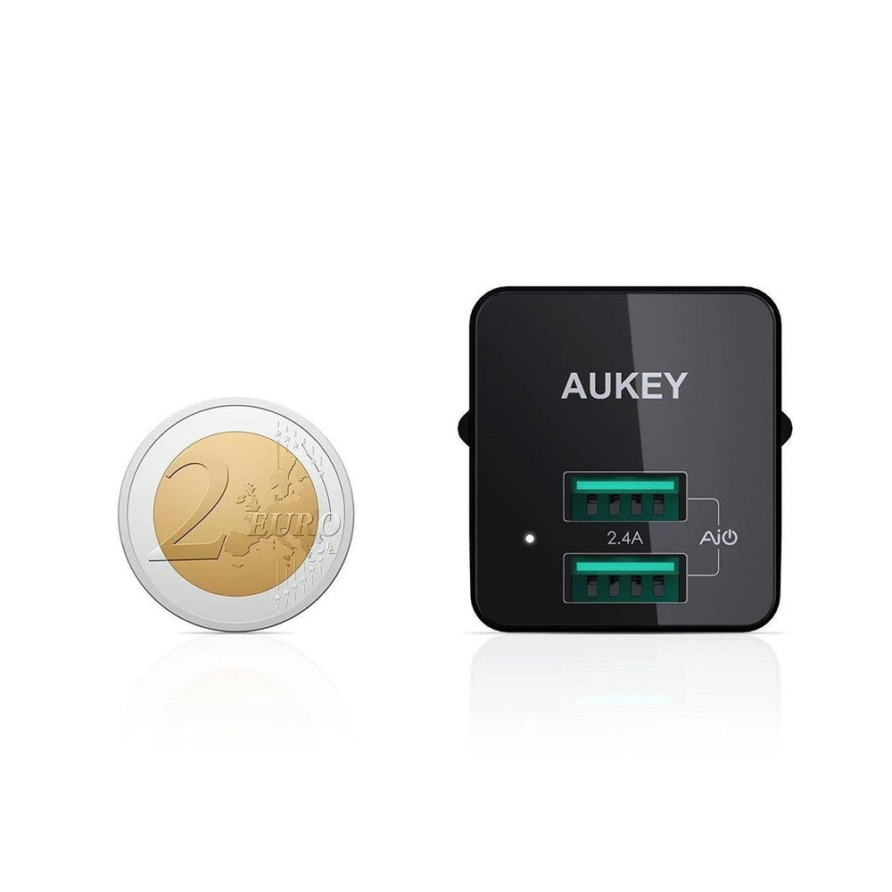 Aukey PA-U32 Mini Lader - 2 USB poorten