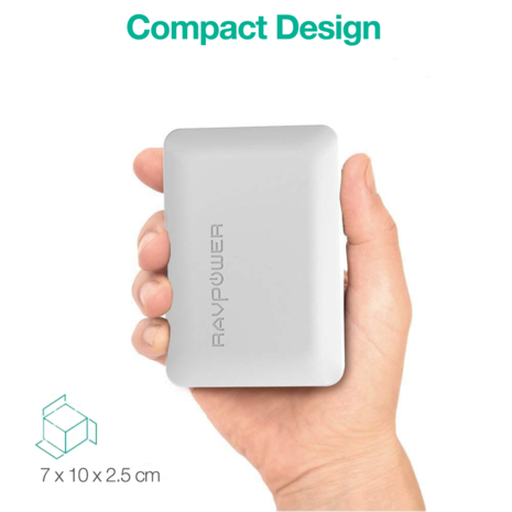 RAVPower RAVPower PD 60W 5-Port lader - RP-PC059 RAVPower RAVPower PD 60W 5-Port lader - RP-PC059