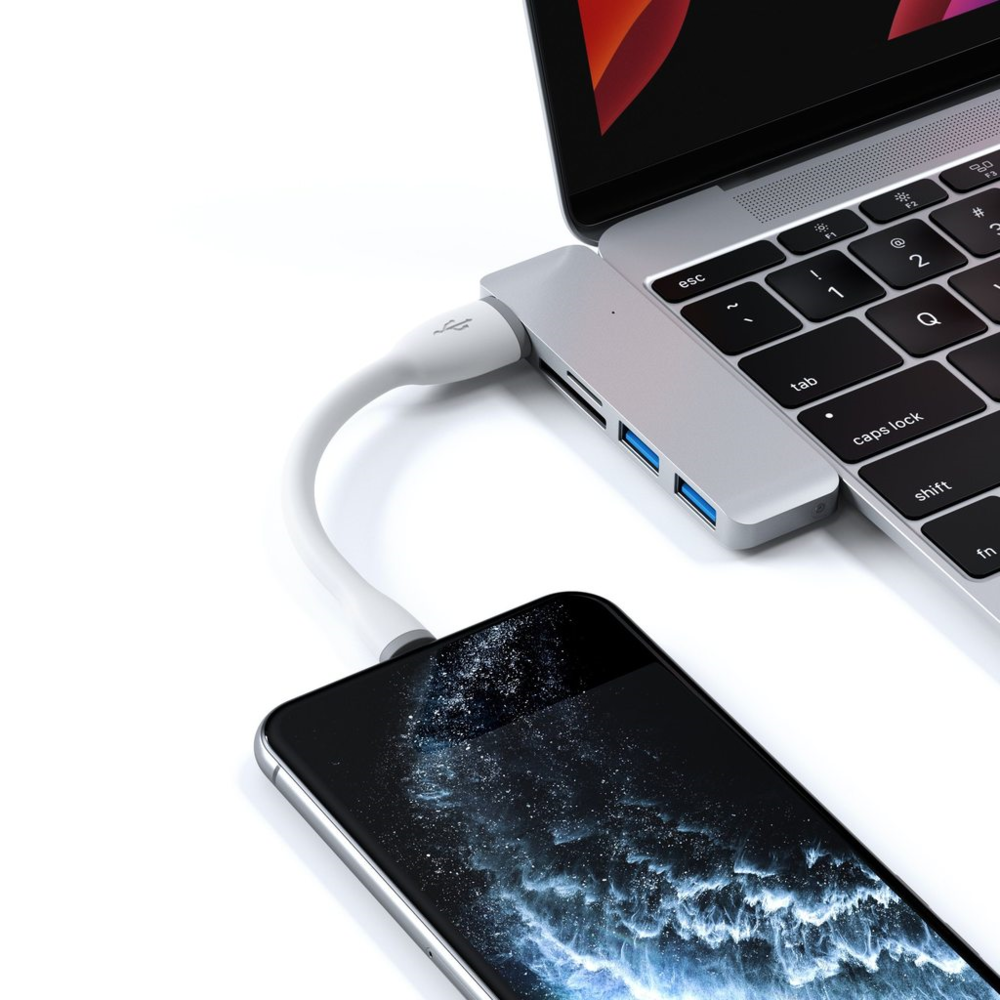 Satechi Satechi USB-A - Lightning MFI 0.15m - Wit