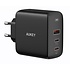 Aukey PA-B6S USB / USB-C PD oplader 90W Aukey PA-B6S USB / USB-C PD oplader 90W