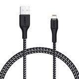 Aukey Aukey USB-A naar Lightning Kabel - 1,2 meter - Zwart