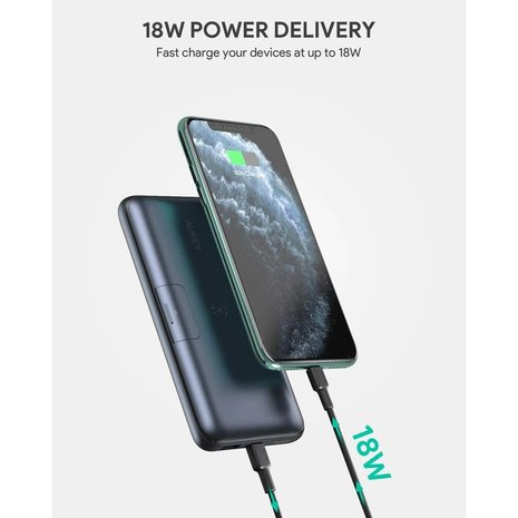 Aukey Aukey Powerbank PB-WL03 - 20.000 mAh
