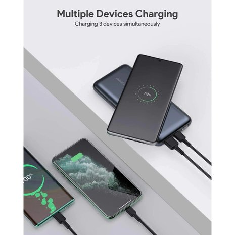 Aukey Aukey Powerbank PB-WL03 - 20.000 mAh