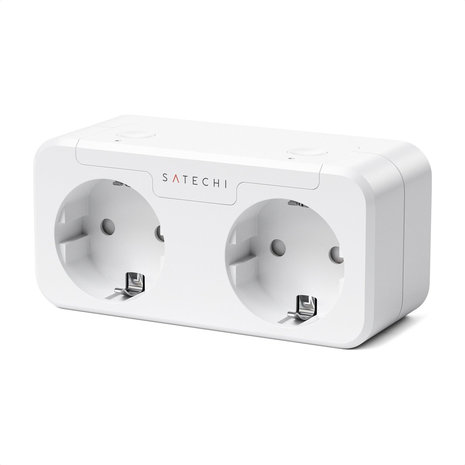 Satechi Satechi Homekit Slim Dubbel Stopcontact Satechi Satechi Homekit Slim Dubbel Stopcontact