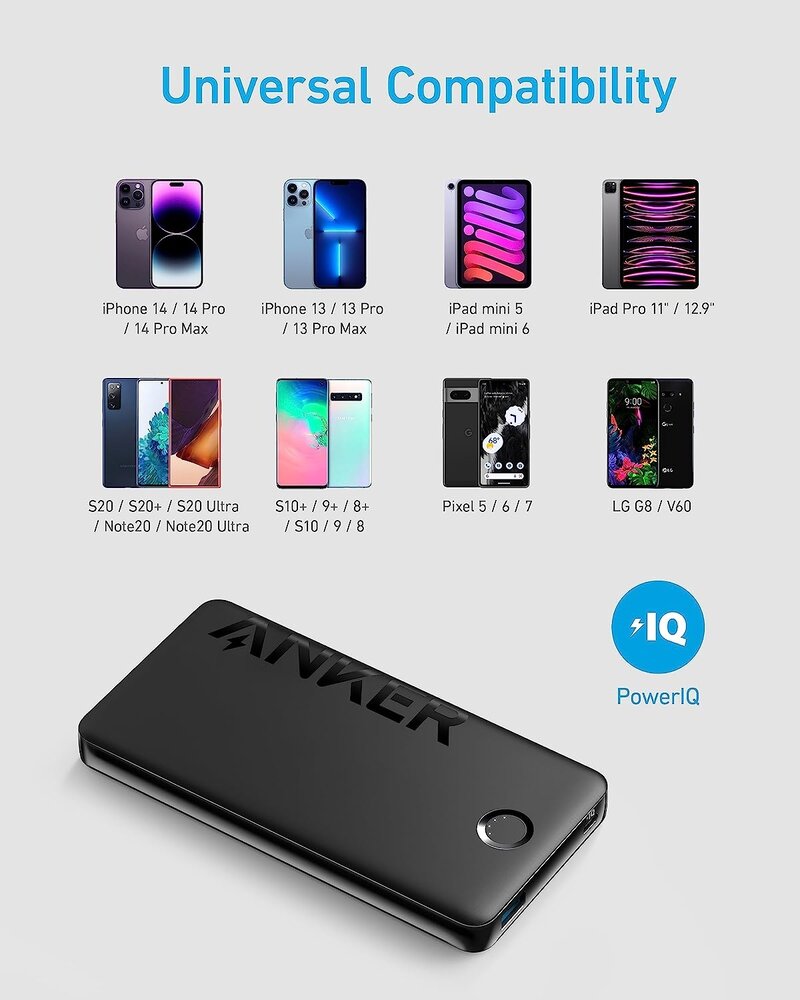 Anker Anker Powerbank 10.000 mAh - 323 - met USB-C input en output