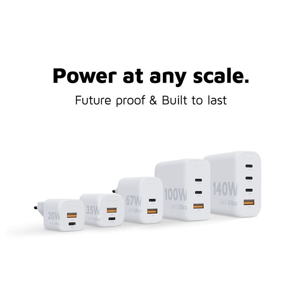 Xtorm Xtorm XEC035 35W GaN2 USB-C Snellader Xtorm Xtorm XEC035 35W GaN2 USB-C Snellader