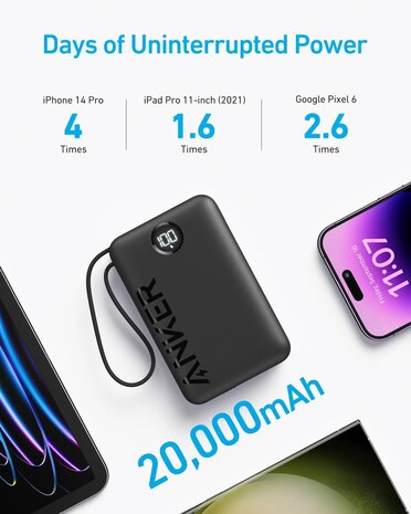 Anker Anker Powercore 335 20.000 mAh USB-C PD Anker Anker Powercore 335 20.000 mAh USB-C PD