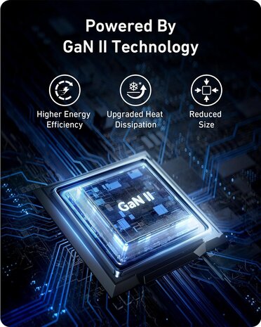 Anker Anker 736 Nano 100W lader - 3 poorts USB-C Anker Anker 736 Nano 100W lader - 3 poorts USB-C