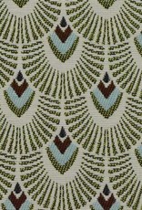 Ecaille Green Jacquard-Stoff