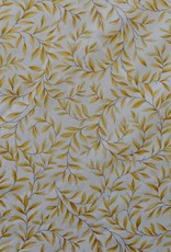 Olive Leaves Yellow Decoratiestof extra breed