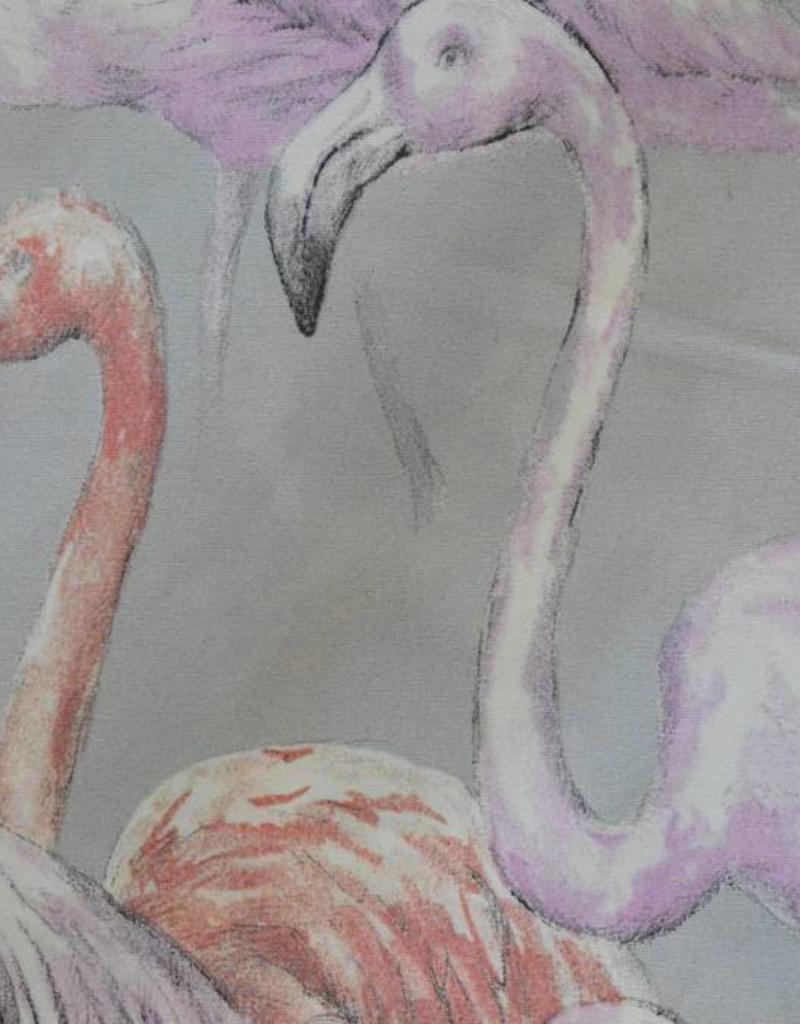 Flamingo Dekorationsstoff Extra Breit