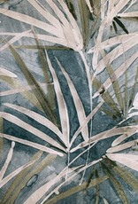 Weiße Areca-Palme Dekorationsstoff