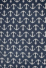 Anker blauw Gobelinstof