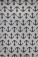 Anker blau Gobelinstoff