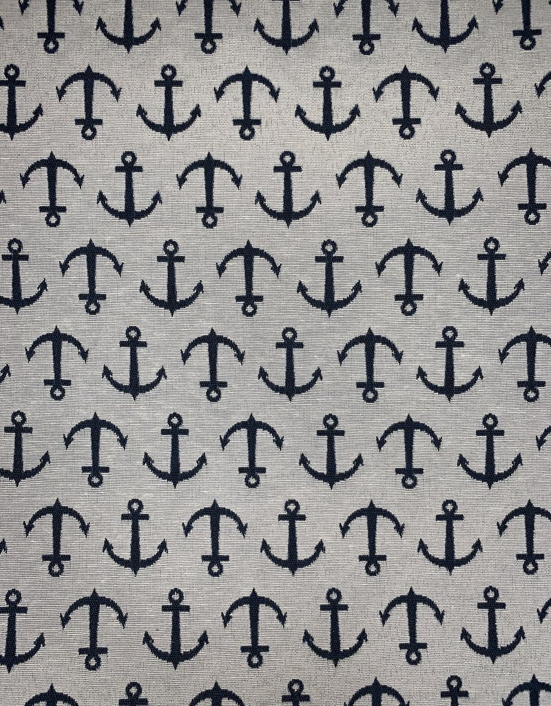 Anker blau Gobelinstoff