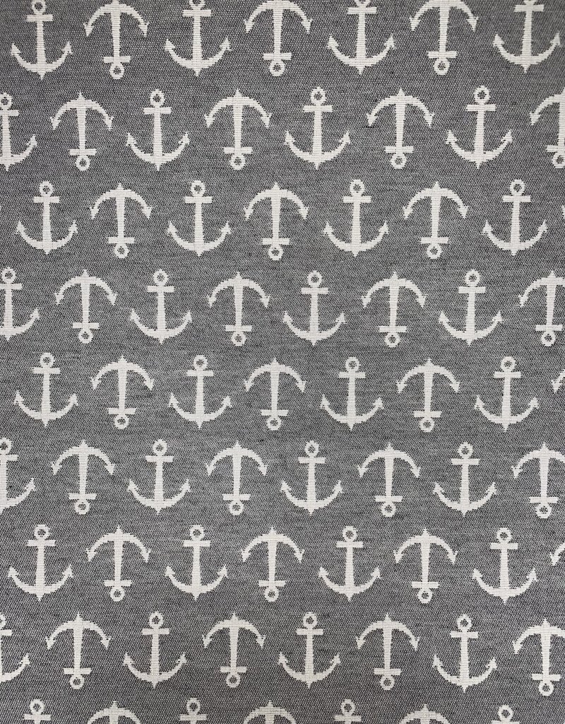 Anker grau Gobelinstoffe