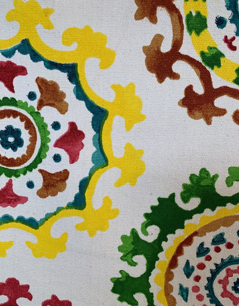 Oezbekistan Weiß Dekorationsstoff Baumwolle