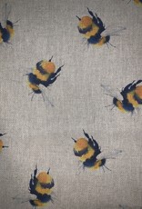 Bienen Dekoration Stoff Leinenoptik